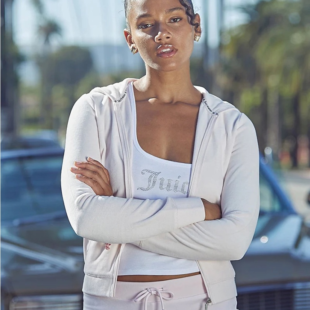 White Juicy by Juicy couture track jacket